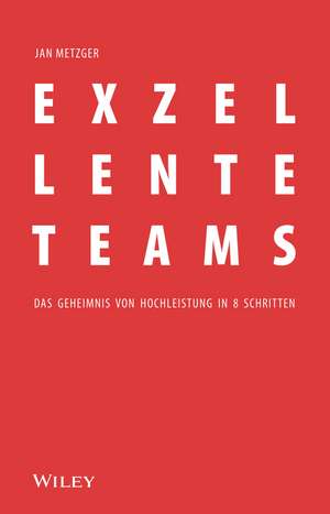 Exzellente Teams – Das Geheimnis von Hochleistung in 8 Schritten de J Metzger