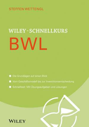 Wiley–Schnellkurs BWL de S Wettengl