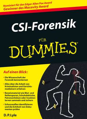 CSI–Forensik fur Dummies de DP Lyle