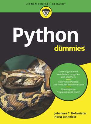 Python für Dummies de JC Hofmeister