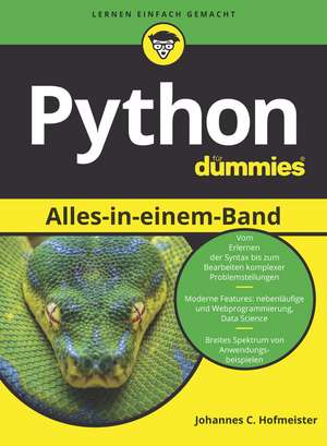 Python für Dummies Alles–in–einem–Band de JC Hofmeister