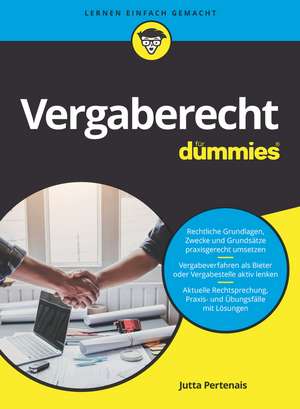 Vergaberecht für Dummies de J Pertenais