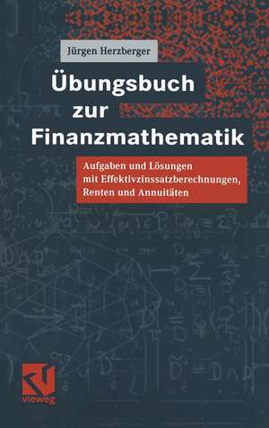 Übungsbuch zur Finanzmathematik: Aufgaben und Lösungen mit Effektivzinssatzberechnungen, Renten und Annuitäten de Jürgen Herzberger