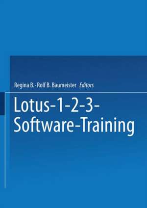 Lotus 1–2–3 Software Training de Detlef Krusekopf