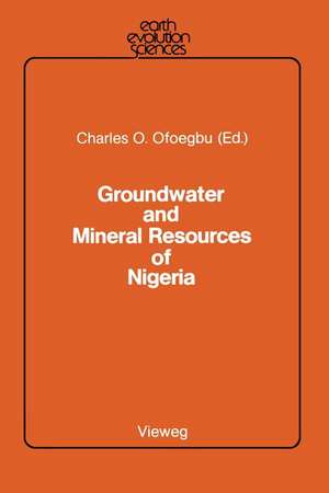 Groundwater and Mineral Resources of Nigeria de Charles O. Ofoegbu