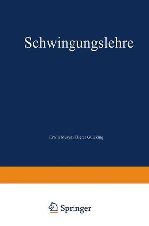 Schwingungslehre de Erwin Meyer