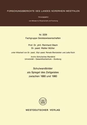 Schulwandbilder als Spiegel des Zeitgeistes zwischen 1880 und 1980 de Reinhard Stach