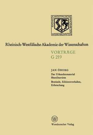 Geisteswissenschaften: Vorträge. G 219 de Jan Öberg