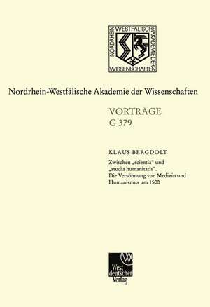 Geisteswissenchaften: Vorträge · G 379 de Klaus Bergdolt