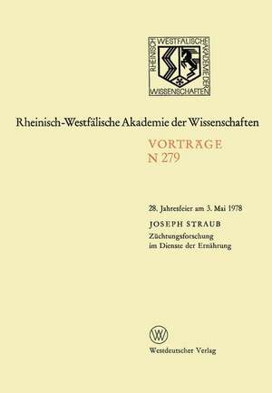 Natur-, Ingenieur- und Wirtschaftswissenschaften: Vorträge · N 279 de Joseph Straub