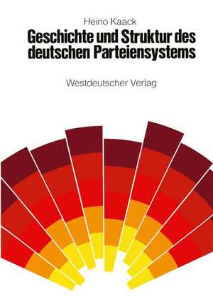 Geschichte und Struktur des deutschen Parteiensystems de Heino Kaack