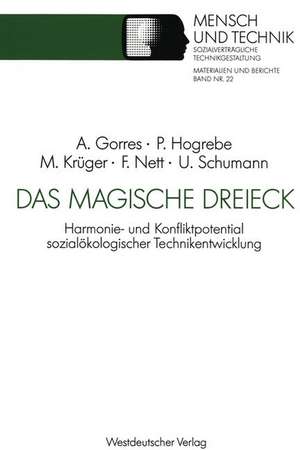 Das magische Dreieck: Harmonie- und Konfliktpotential sozialökologischer Technikentwicklung am Beispiel der Mikroelektronik de Anke Gorres