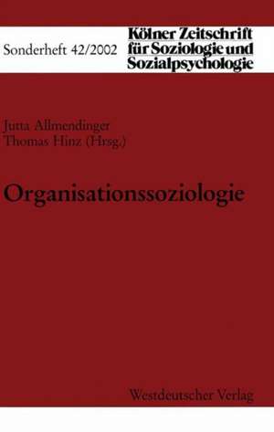 Organisationssoziologie de Jutta Allmendinger