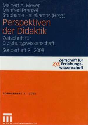 Perspektiven der Didaktik: Zeitschrift für Erziehungswissenschaft. Sonderheft 9 | 2008 de Meinert A. Meyer