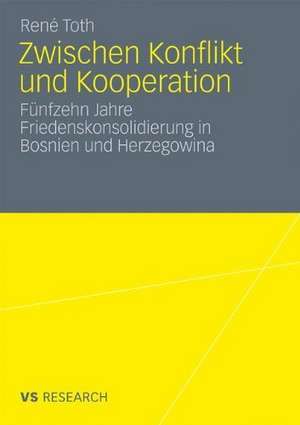 Zwischen Konflikt und Kooperation: Fünfzehn Jahre Friedenskonsolidierung in Bosnien und Herzegowina de Renè Toth