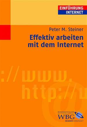 Effektiv arbeiten mit dem Internet de Peter M. Steiner