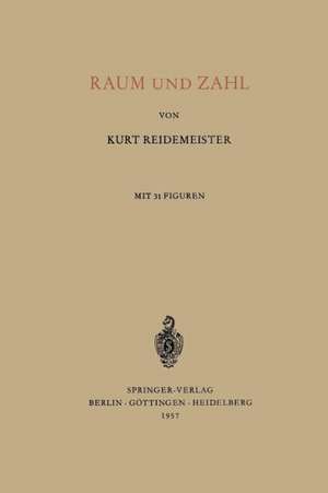 Raum und Zahl de Kurt Reidemeister