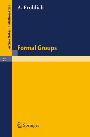 Formal Groups de A. Fröhlich