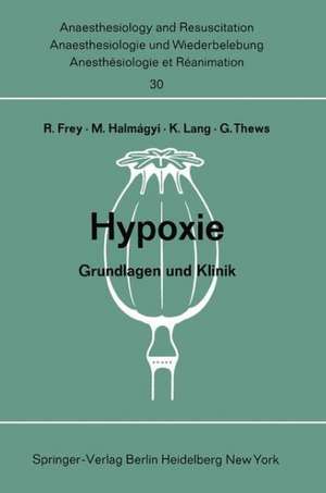 Hypoxie: Grundlagen und Klinik. Bericht über das Hanns Baur-Gedächtnis-Symposion am 13. und 14. Oktober 1967 in Mainz de Rudolf Frey