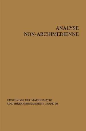 Analyse Non-Archimedienne de Monna, A. F.