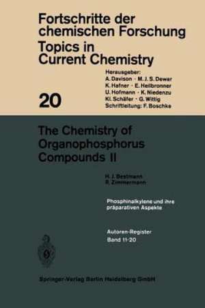 The Chemistry of Organophosphorus Compounds II de H. J. Bestmann