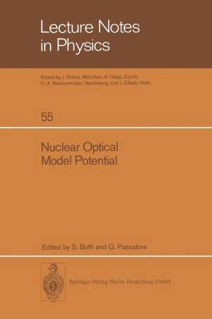 Nuclear Optical Model Potential: Proceedings of the Meeting Held in Pavia, April 8 and 9, 1976 de S. Boffi