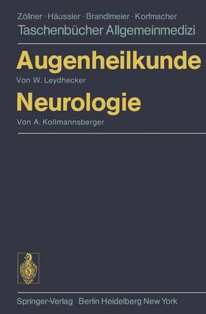 Augenheilkunde Neurologie de Wolfgang Leydhecker