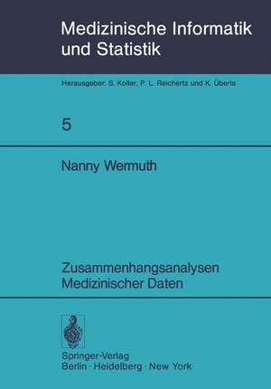 Zusammenhangsanalysen Medizinischer Daten de N. Wermuth