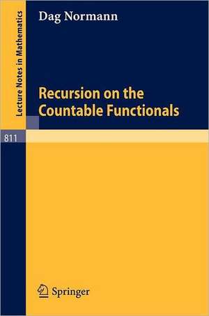 Recursion on the Countable Functionals de D. Normann