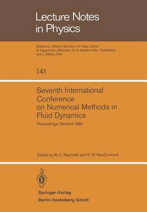 Seventh International Conference on Numerical Methods in Fluid Dynamics: Proceedings of the Conference, Stanford University, Stanford, California and NASA/Ames (U.S.A.) June 23–27, 1980 de W. C. Reynolds