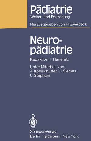 Neuropädiatrie de Alfried Kohlschütter