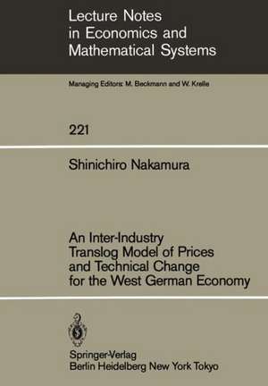 An Inter-Industry Translog Model of Prices and Technical Change for the West German Economy de S. Nakamura