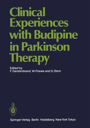 Clinical Experiences with Budipine in Parkinson Therapy de F. Gerstenbrand