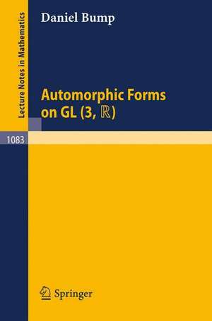 Automorphic Forms on GL (3,TR) de D. Bump