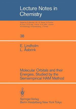 Molecular Orbitals and their Energies, Studied by the Semiempirical HAM Method de Einar Lindholm