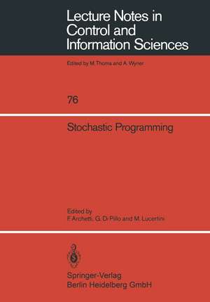 Stochastic Programming de Francesco Archetti