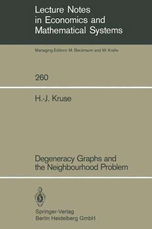 Degeneracy Graphs and the Neighbourhood Problem de H.-J. Kruse