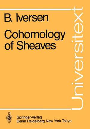 Cohomology of Sheaves de Birger Iversen