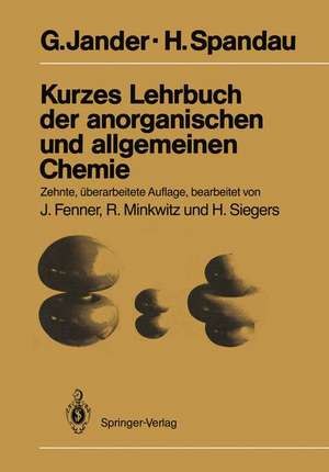 Kurzes Lehrbuch der anorganischen und allgemeinen Chemie de G. Jander