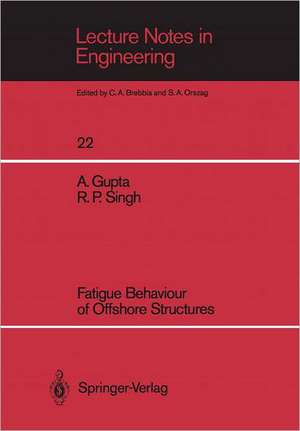 Fatigue Behaviour of Offshore Structures de Ashok Gupta