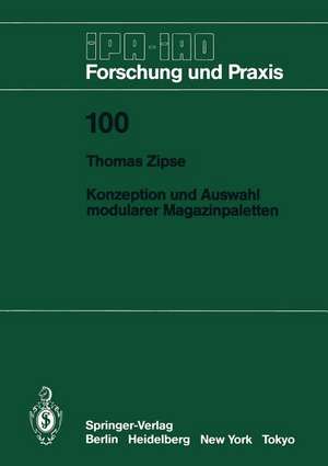 Konzeption und Auswahl modularer Magazinpaletten de Thomas Zipse