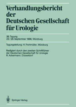 38. Tagung, 23.–28. September 1986, Würzburg de Hubert Frohmüller