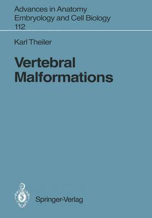 Vertebral Malformations de Karl Theiler