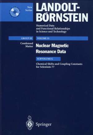 Chemical Shifts and Coupling Constants for Selenium-77 de H. Duddeck