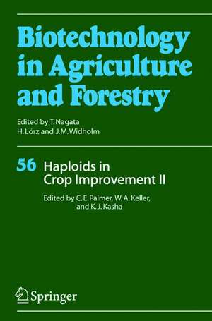 Haploids in Crop Improvement II de Constantine E. Don Palmer