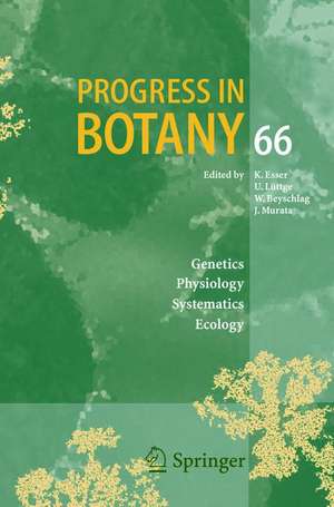 Progress in Botany 66 de Karl Esser