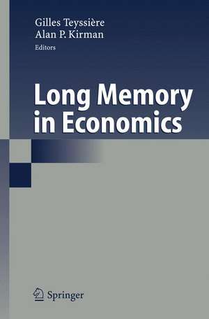 Long Memory in Economics de Gilles Teyssière