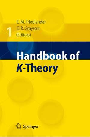 Handbook of K-Theory de Eric Friedlander