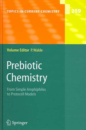 Prebiotic Chemistry: From Simple Amphiphiles to Protocell Models de Peter Walde