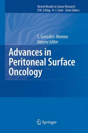 Advances in Peritoneal Surface Oncology de S. González-Moreno